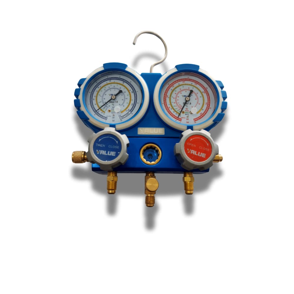 Manomètres 2 voies value R22-R134-R404