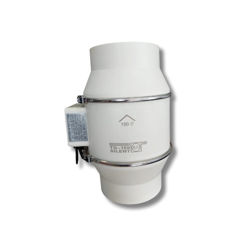 Ventilateur de gaine pvc